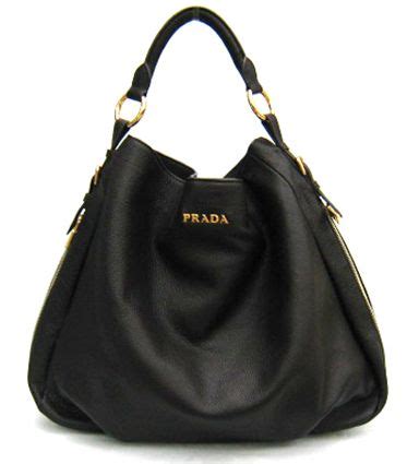 prada bag leather hobo black br4099|Prada adjustable shoulder handbags.